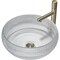 Castello Usa Purpura 17-inch Bathroom Vessel Sink - Clear CB-VC-11-CL-17 - alternate 3